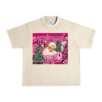 Sandshell pink christmas vibes Urban Heavy Tee - MaliasSmallBusiness