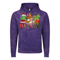 Cloud Purple feliz navidad santa Vintage Hoodie - MaliasSmallBusiness