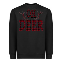 Black Oh Deer Heavyweight Sweatshirt - Bettercallsaul