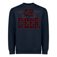 Navy Oh Deer Heavyweight Sweatshirt - Bettercallsaul