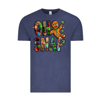 Vintage Denim Oh snap Christmas Vintage Tee - NancyCooperArtShop
