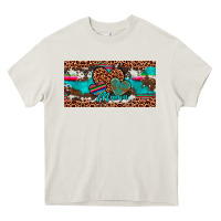 Hearts Mama License Plate Heavy Core Tee | Teevron