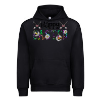 Black Happy Easter Urban Hoodie - CowhideDigitalArt