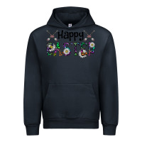 Navy Happy Easter Urban Hoodie - CowhideDigitalArt