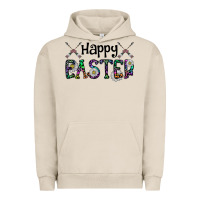 Pigment French Oak Happy Easter Urban Hoodie - CowhideDigitalArt