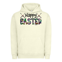 Pigment Pistachio Happy Easter Urban Hoodie - CowhideDigitalArt