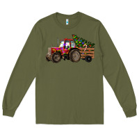 Army Green christmas farm Long Sleeve Tee - RanaPortraitStore