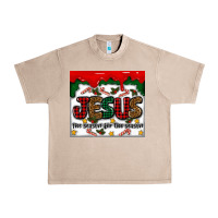 French Oak jesus the reason for the season Urban Heavy Tee - MaliasSmallBusiness