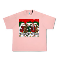 Salmon jesus the reason for the season Urban Heavy Tee - MaliasSmallBusiness