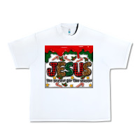 White jesus the reason for the season Urban Heavy Tee - MaliasSmallBusiness