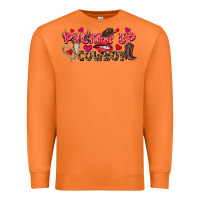 Carrot Pucker Up Cowboy Valentine's Day Premium Sweatshirt - FaDigitalArtStudio
