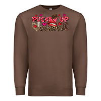 Chestnut Pucker Up Cowboy Valentine's Day Premium Sweatshirt - FaDigitalArtStudio
