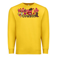Lemon Pucker Up Cowboy Valentine's Day Premium Sweatshirt - FaDigitalArtStudio