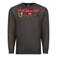 Smoke Pucker Up Cowboy Valentine's Day Premium Sweatshirt - FaDigitalArtStudio