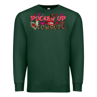 Sports Green Pucker Up Cowboy Valentine's Day Premium Sweatshirt - FaDigitalArtStudio