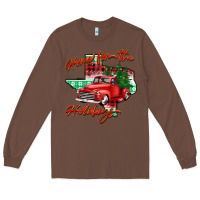 Chestnut home for the holidays texas Long Sleeve Tee - BarkalooDesign