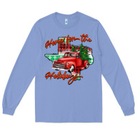 Colony Blue home for the holidays texas Long Sleeve Tee - BarkalooDesign
