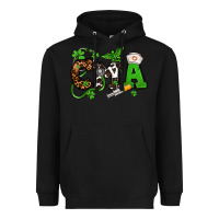 Black St. Patrick's Day CMA Heavyweight Hoodie - OliviaCreatesArt