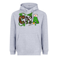 Heather Grey St. Patrick's Day CMA Heavyweight Hoodie - OliviaCreatesArt