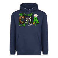 Navy St. Patrick's Day CMA Heavyweight Hoodie - OliviaCreatesArt