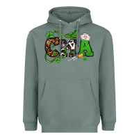 Sage St. Patrick's Day CMA Heavyweight Hoodie - OliviaCreatesArt