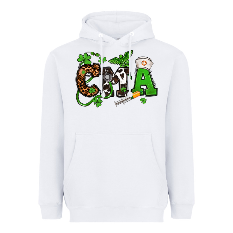 St. Patrick's Day Cma Heavyweight Hoodie by OliviaCreatesArt | Teevron