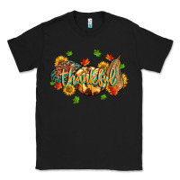 Black thankful pumpkins Classic Tee - MaliasSmallBusiness