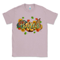 Lilac thankful pumpkins Classic Tee - MaliasSmallBusiness