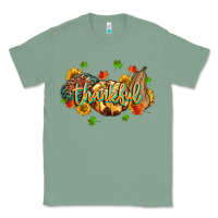 Sage thankful pumpkins Classic Tee - MaliasSmallBusiness