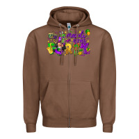 Chestnut mardi gras party Zipper Hoodie - CowGirlArtShop