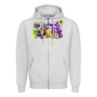Dove Grey mardi gras party Zipper Hoodie - CowGirlArtShop