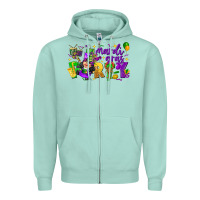 Seafoam mardi gras party Zipper Hoodie - CowGirlArtShop