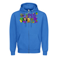 True Royal mardi gras party Zipper Hoodie - CowGirlArtShop
