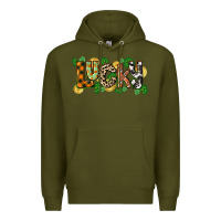 Army Green Western lucky St. Patrick's Day Premium Hoodie - CowGirlArtShop