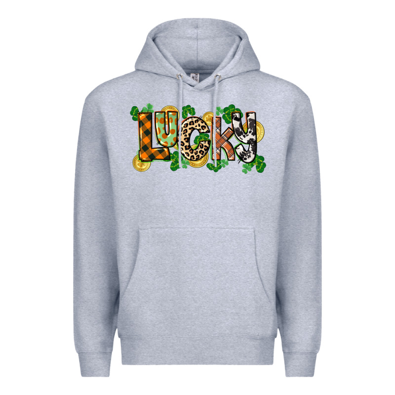 Western Lucky St. Patrick's Day Premium Hoodie by CowGirlArtShop | Teevron