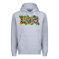 Heather Grey Western lucky St. Patrick's Day Premium Hoodie - CowGirlArtShop