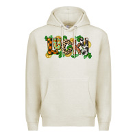 Oatmeal Heather Western lucky St. Patrick's Day Premium Hoodie - CowGirlArtShop