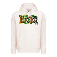 Pale Pink Western lucky St. Patrick's Day Premium Hoodie - CowGirlArtShop