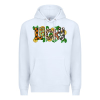 White Western lucky St. Patrick's Day Premium Hoodie - CowGirlArtShop