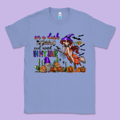 On A Dark Highway Cool Wind In My Hair Classic Tee Designed By Sublimationcraftshop