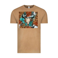 Vintage Camel Western with bull skull Vintage Tee - NancyCooperArtShop