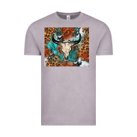 Western With Bull Skull Vintage Tee | Teevron