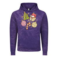 Cloud Purple christmas conchas Vintage Hoodie - MaliasSmallBusiness