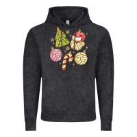 Vintage Black christmas conchas Vintage Hoodie - MaliasSmallBusiness