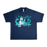 Navy baby its cold outside Urban Heavy Tee - MaliasSmallBusiness