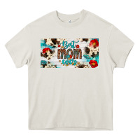 Cream best mom ever license plate Heavy Core Tee - Artiststas
