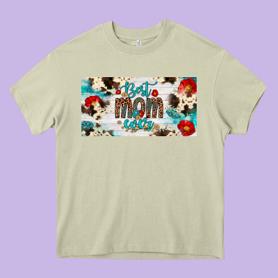 Best Mom Ever License Plate Heavy Core Tee Designed By Artiststas