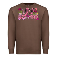Chestnut Xoxo hugs and kisses Valentine's Day Premium Sweatshirt - FaDigitalArtStudio