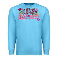 Ocean Blue Xoxo hugs and kisses Valentine's Day Premium Sweatshirt - FaDigitalArtStudio