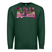 Sports Green Xoxo hugs and kisses Valentine's Day Premium Sweatshirt - FaDigitalArtStudio